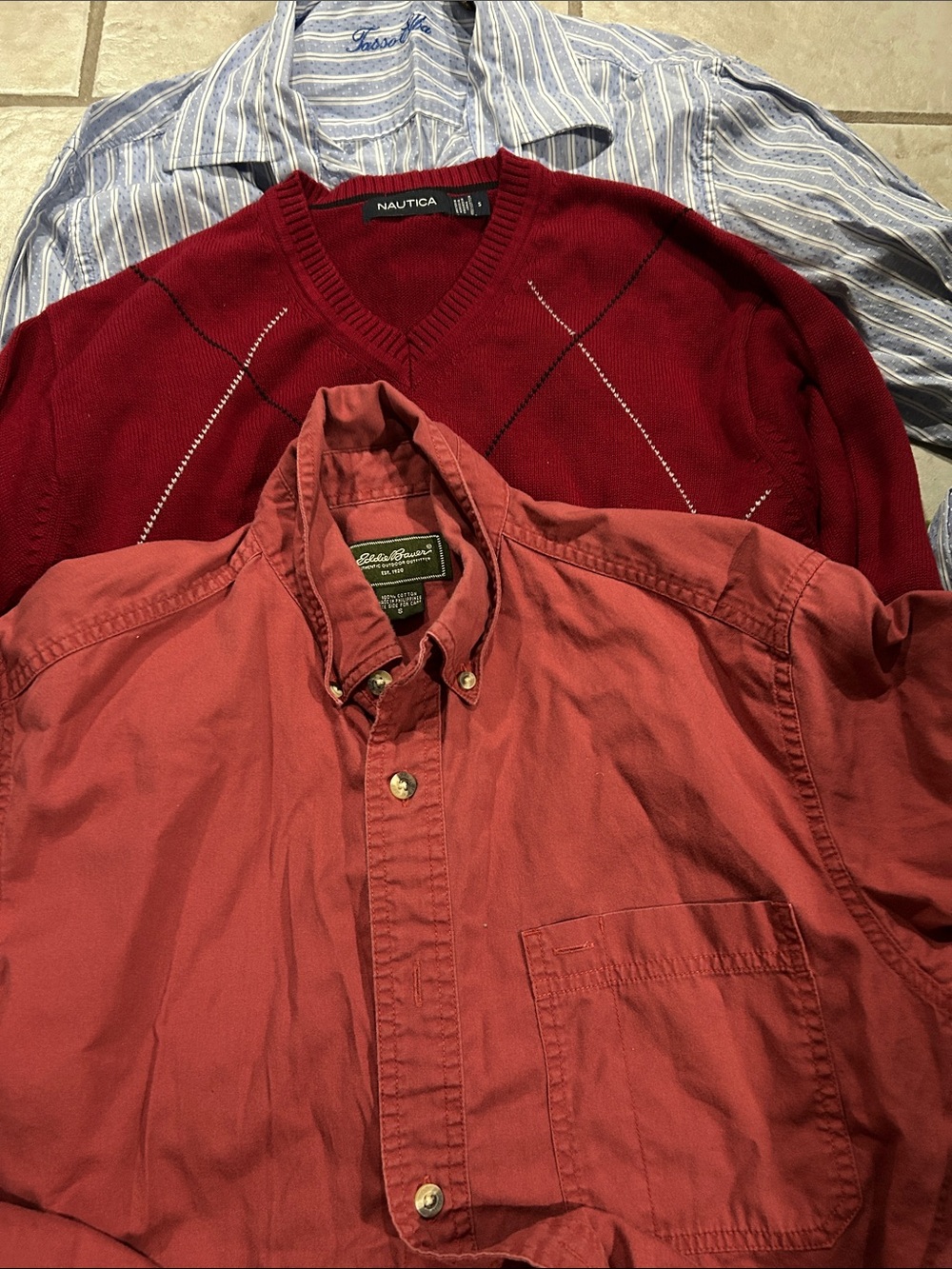 Men’s bundle tops, Nautica, Eddie Bauer, Tasso Elba